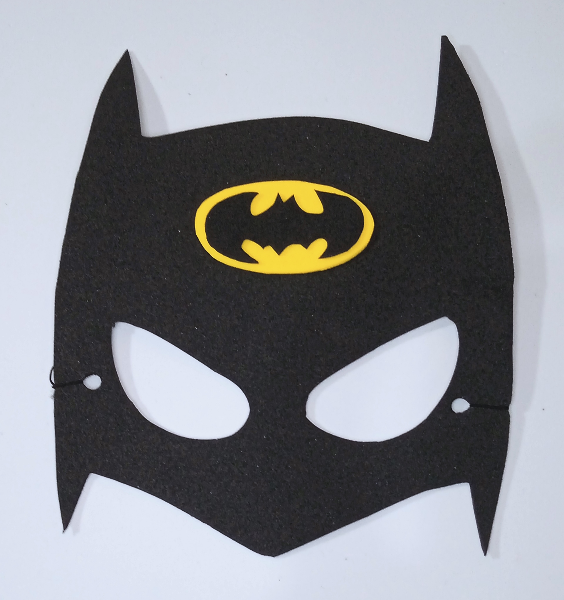 Máscaras Batman e Batgirl Toda Em Eva Para Lembrancinha De Festa Infantil Com 10 Unidades - Imagem 4