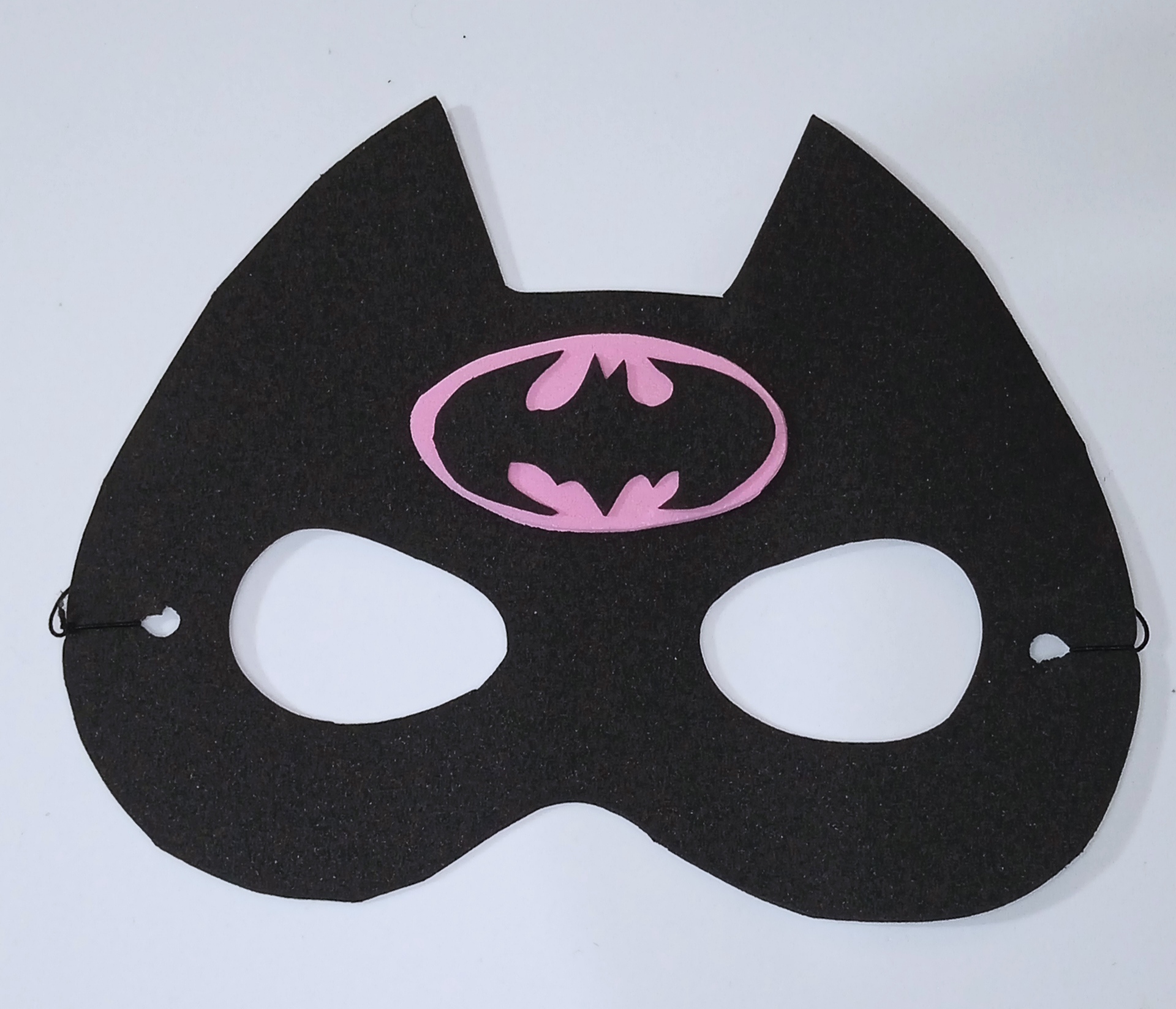 Máscaras Batman e Batgirl Toda Em Eva Para Lembrancinha De Festa Infantil Com 10 Unidades - Imagem 3