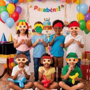 Máscaras Sitio Do Picapau Amarelo Em Eva Para Lembrancinha Infantil Com 10 Unidades