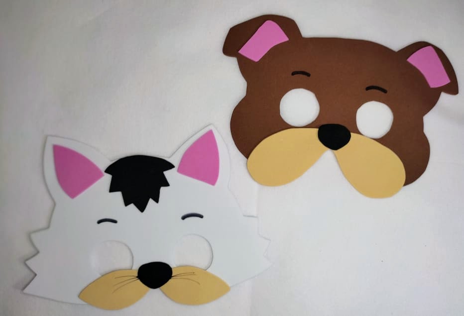 Máscaras Animais Da Fazendinha Em Eva Para Lembrancinha Festa Infantil Com 10 Unidades - Imagem 7