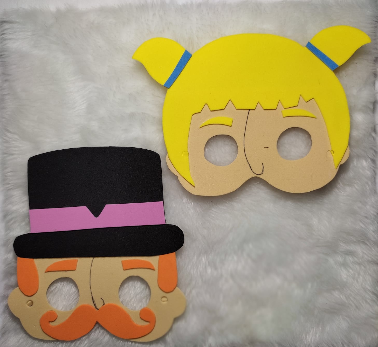 Máscaras Mundo Bita Em Eva Para Lembrancinha De Festa Infantil Com 10 Unidades - Imagem 3