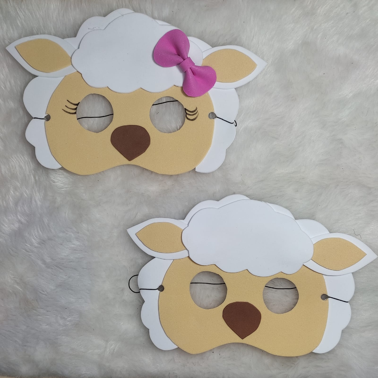 Máscaras Animais Da Fazendinha Em Eva Para Lembrancinha Festa Infantil Com 10 Unidades - Imagem 3