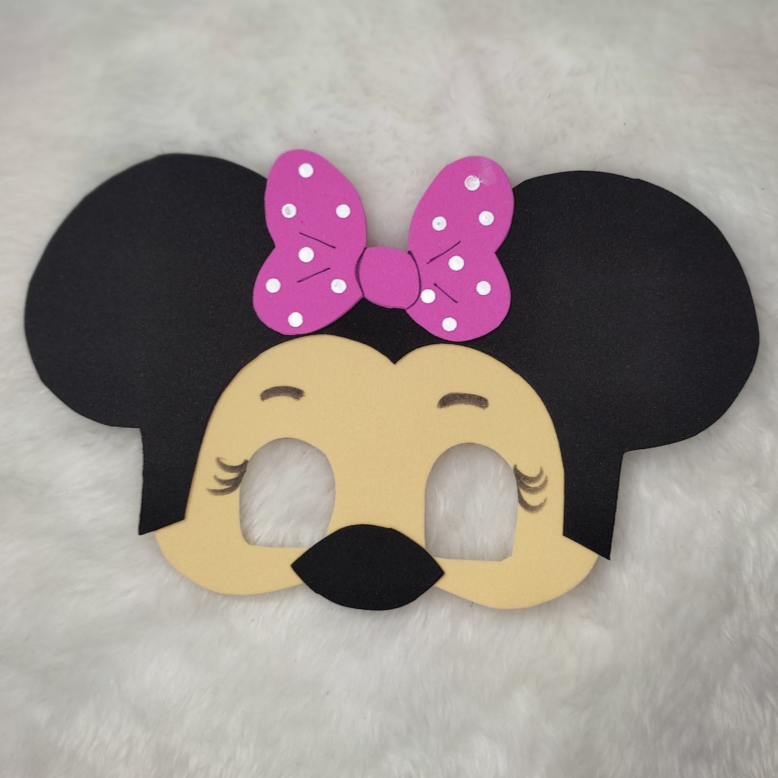 Máscaras Mickey E Minie Em Eva Para Lembrancinha Festa Infantil Com 10 Unidades - Imagem 4