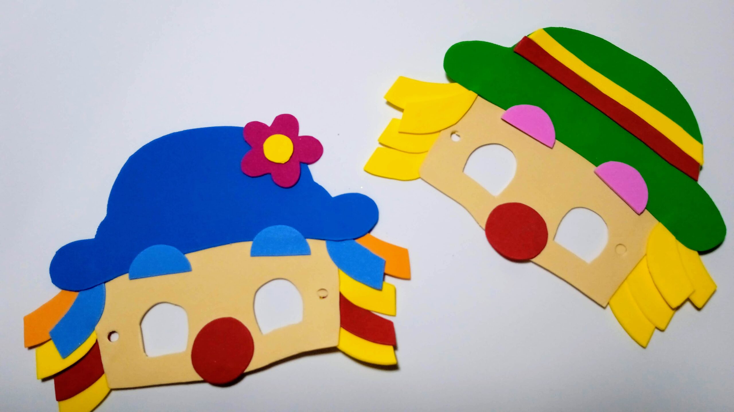 Máscaras Patati e Patatá Em Eva Para Lembrancinha De Festa Infantil Com 10 Unidades - Imagem 2
