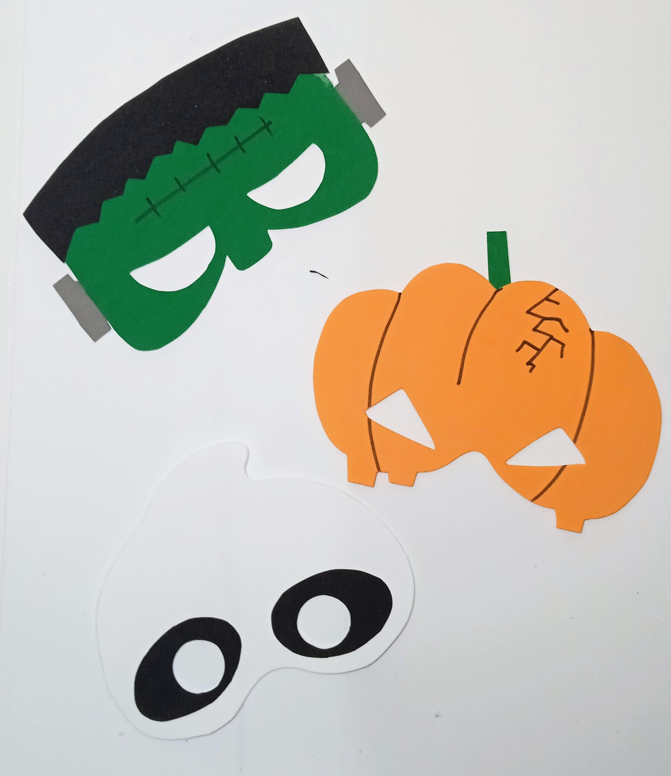 Máscaras Halloween Em Eva Para Lembrancinha De Festa Infantil Com 10 Unidades - Imagem 2