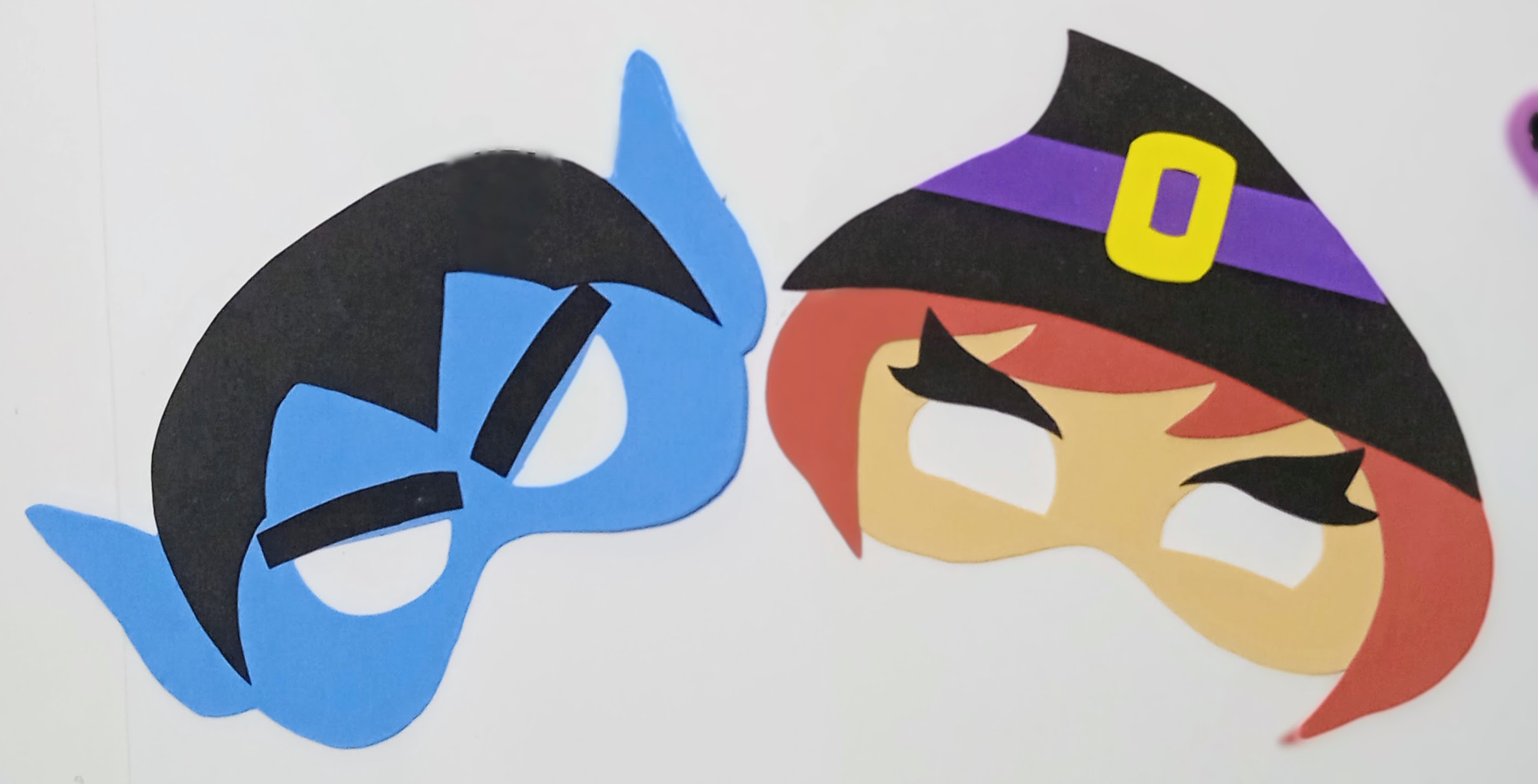 Máscaras Halloween Em Eva Para Lembrancinha De Festa Infantil Com 10 Unidades - Imagem 3