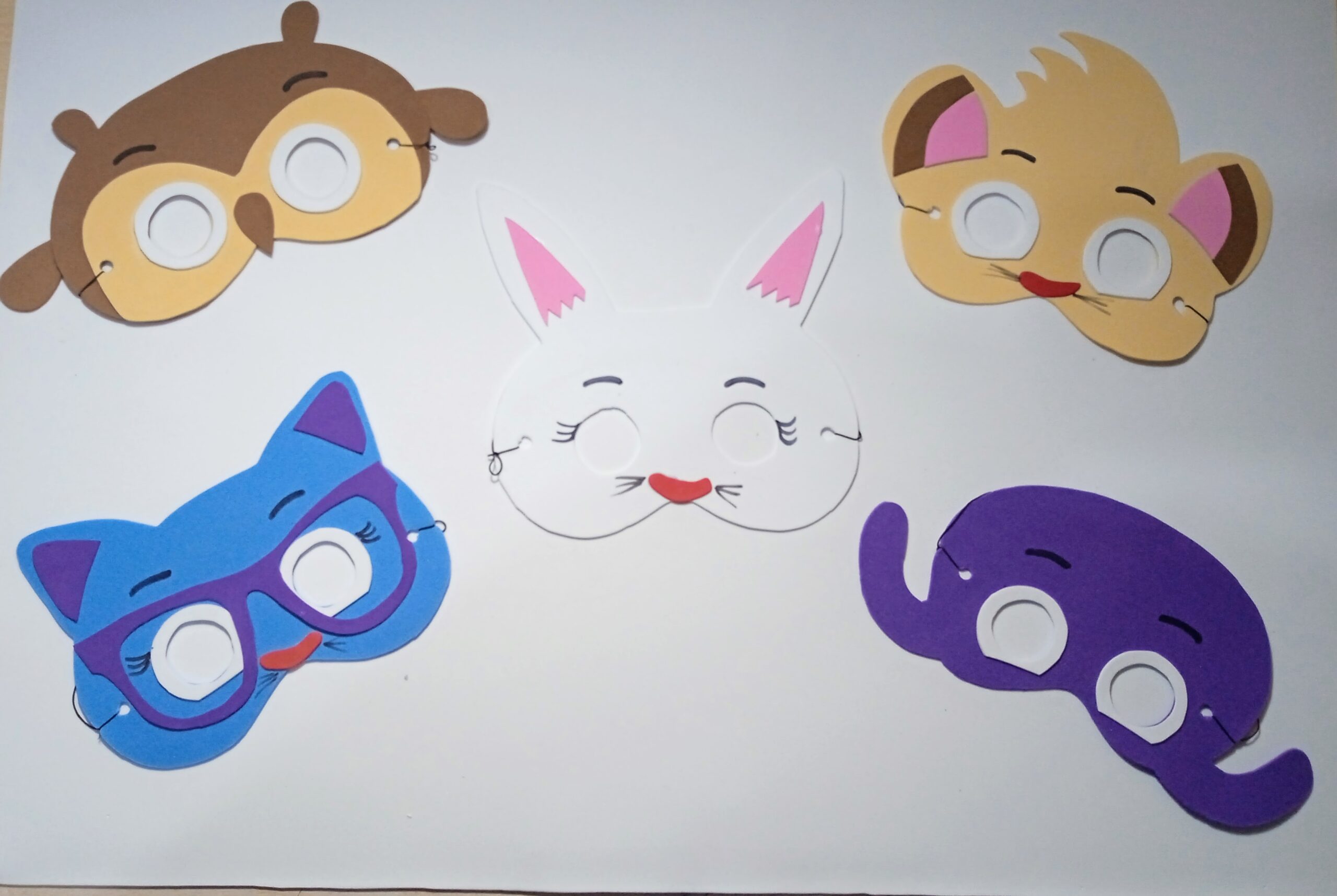 Máscaras Tema Bolofofos Em Eva Para Lembrancinha De Aniversário Infantil Com 10 Unidades - Imagem 2