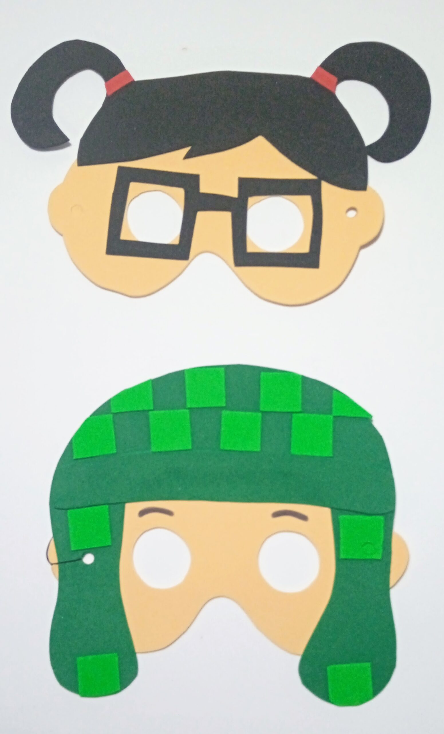 Máscaras Turma Do Chaves Em Eva Para Lembrancinha De Festa Infantil Com 10 Unidades - Imagem 3