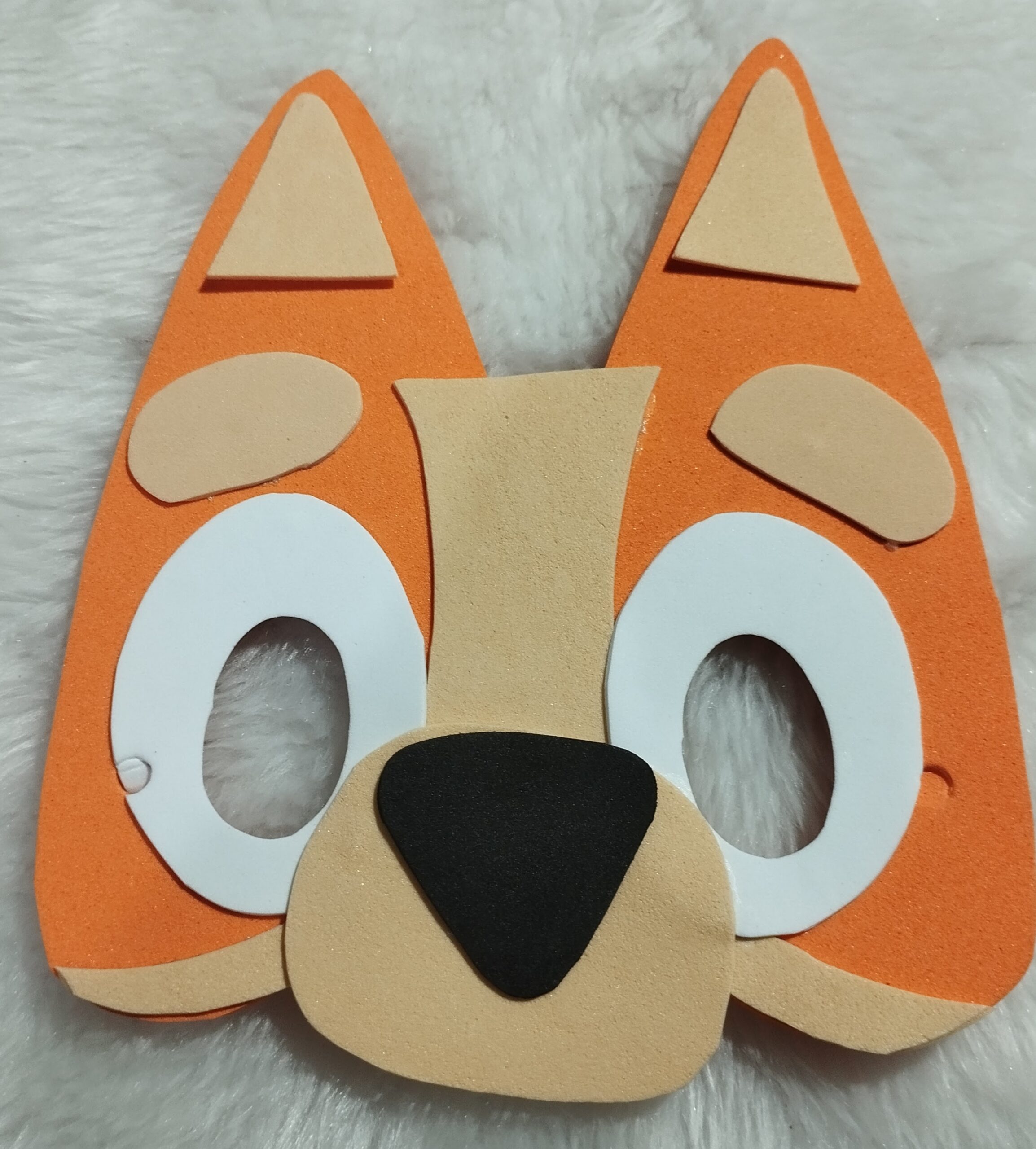 Máscaras Bluey e Bingo Em Eva Para Lembrancinha De Festa Infantil Com 10 Unidades - Imagem 4
