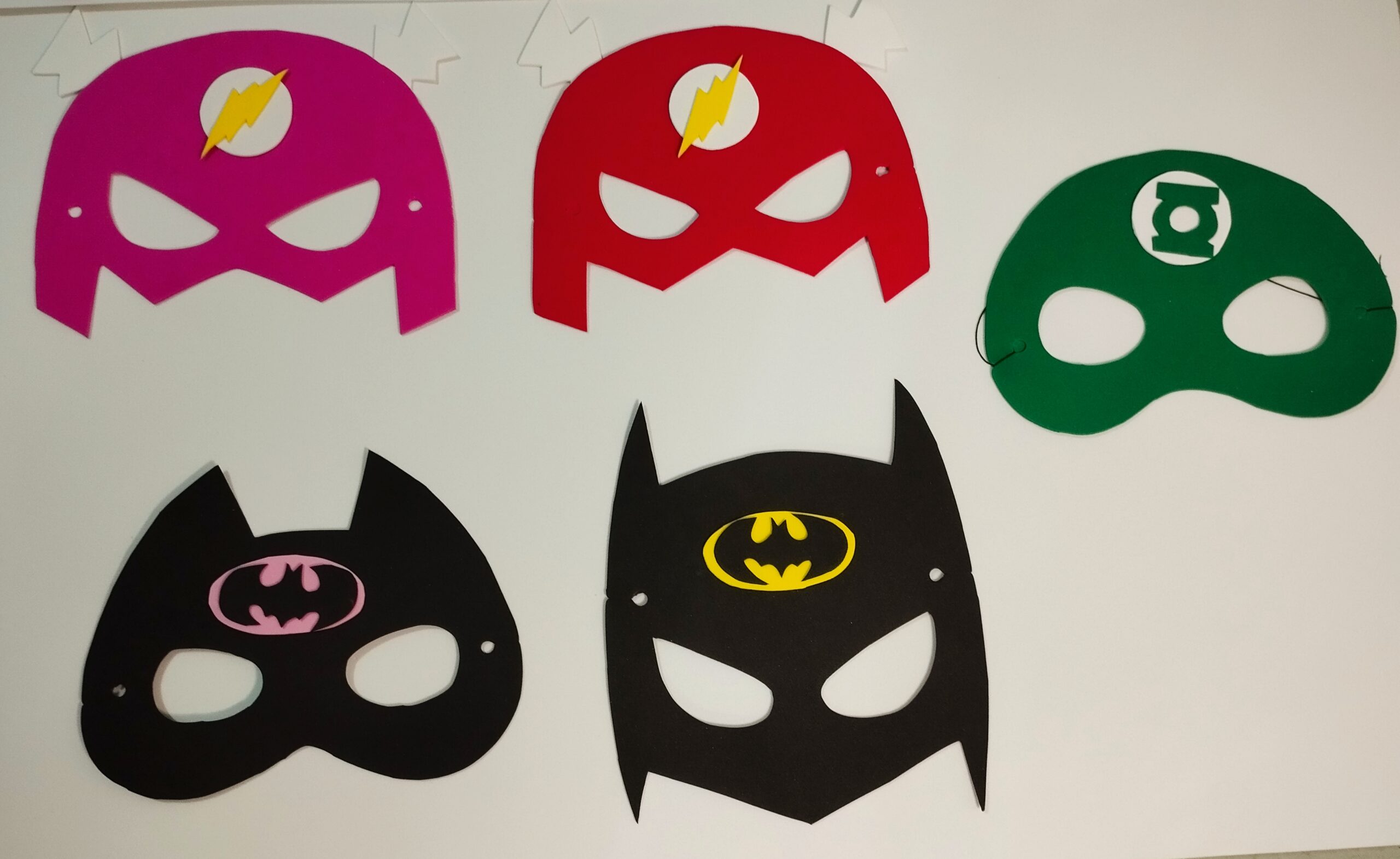 Máscaras Liga Da Justiça Em Eva Para Lembrancinha De Festa Infantil Com 10 Unidades - Imagem 4