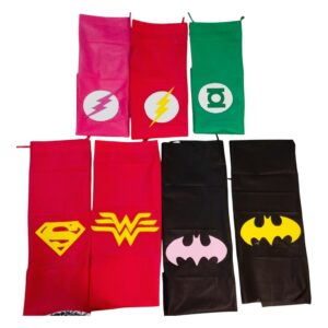 Capas Liga Da Justiça Em TNT Para Lembrancinha De Festa Infantil Com 10 Unidades
