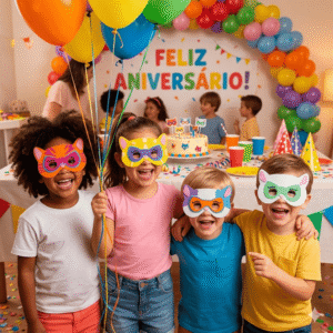 Máscaras Super Kitties Em Eva Para Lembrancinha De Festa Infantil Com 10 Unidades